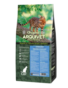 rquiVet Nourriture chat stérilisé saumon & riz 🐱 | Aliment complet premium naturel 1,5 kg & 7 kg