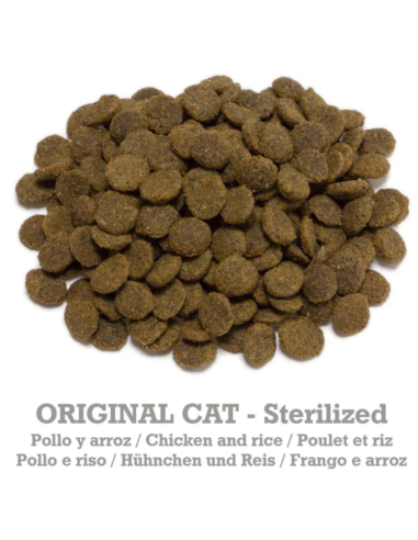 Original ArquiVet Nourriture chat stérilisé poulet & riz 🐱 | Aliment complet premium naturel 1,5 kg & 7 kg