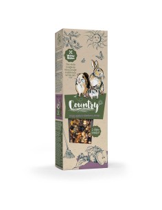 Country Sticks Pomme & Sureau – Bâtonnets à ronger pour lapins et petits mammifères