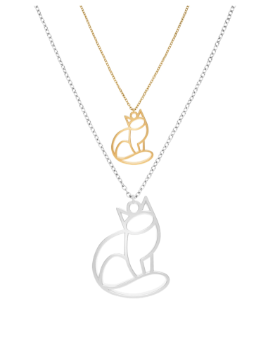 Collier Animal Totem Fauna – Bijou Éthique Fabriqué en France, Plaqué Argent ou Doré à l’Or Fin