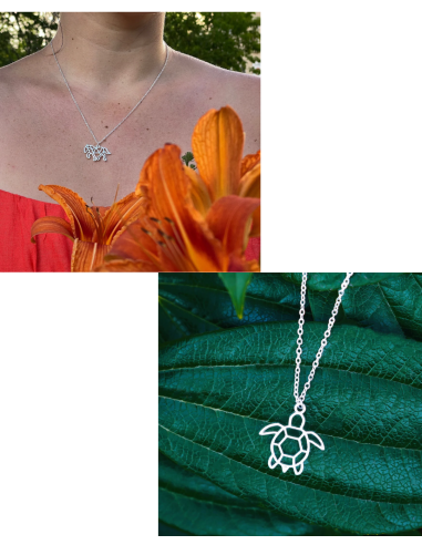 Collier Animal Totem Fauna – Bijou Éthique Fabriqué en France, Plaqué Argent ou Doré à l’Or Fin