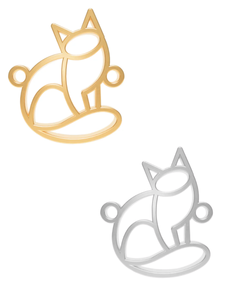 Bracelet Enfant Fauna – Bijou Animal Totem en Argent ou Or avec Cordon Ajustable – Fabriqué en France