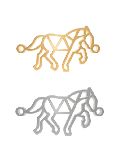 Bracelet Enfant Fauna – Bijou Animal Totem en Argent ou Or avec Cordon Ajustable – Fabriqué en France