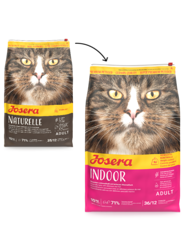 Josera Indoor Cat Sans Céréales – Croquettes Chat d’Intérieur & Stérilisé – Contrôle du Poids & Santé Urinaire