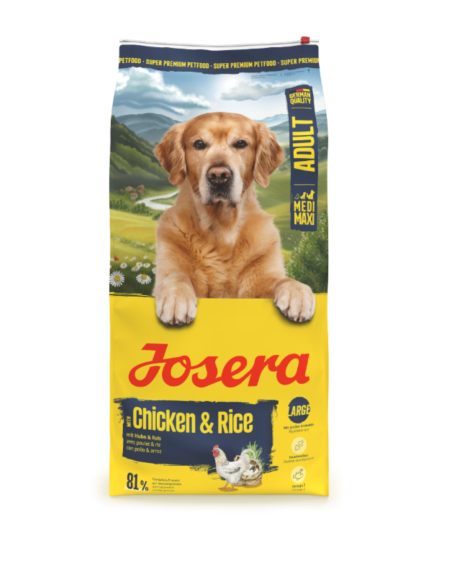Croquettes JOSERA Medium Maxi Adult Chicken & Rice