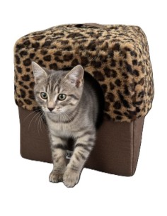 Refuge léopard Mon Ami Luki pour chat et petit chien cosy