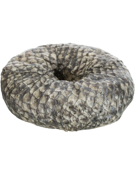 Friandise pour chien en forme de bague au poisson blanc