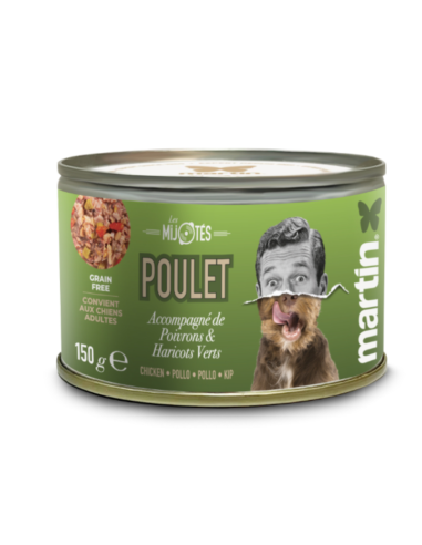 Mijotés de Poulet pour Chien 🐔🍲 – Aliment Complet Naturel & Digestible | Martin Food