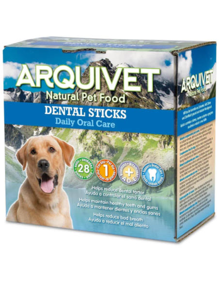 Arquivet Bâtonnets Dentaires Dental sticks, 28 Pièces