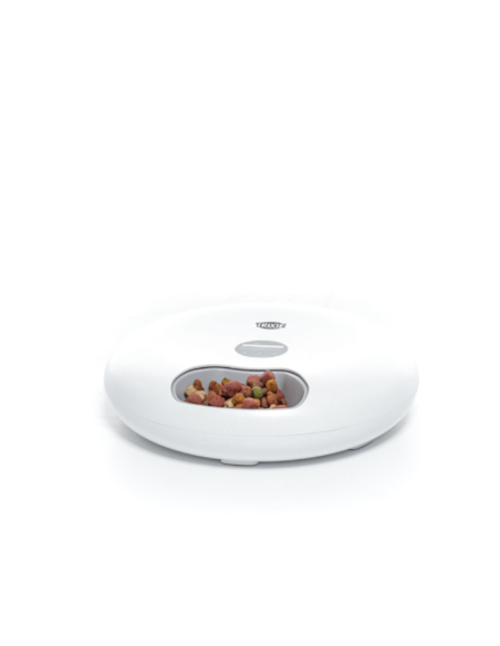 Distributeur automatique TX5+1 pour chien & chat – 6 repas programmables 180 ml