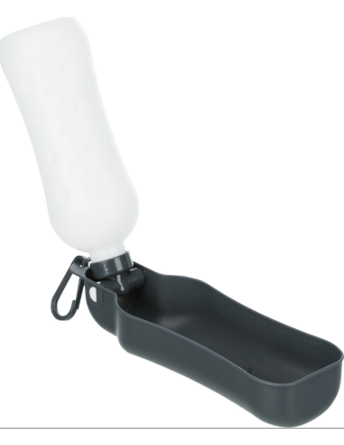 Gourde chien 2 en 1 avec gamelle – Bouteille d’eau portable 0,5L randonnée