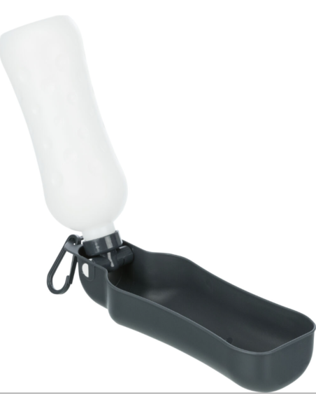 Gourde chien 2 en 1 avec gamelle – Bouteille d’eau portable 0,5L randonnée