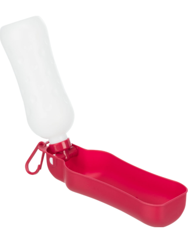 Gourde chien 2 en 1 avec gamelle – Bouteille d’eau portable 0,5L randonnée