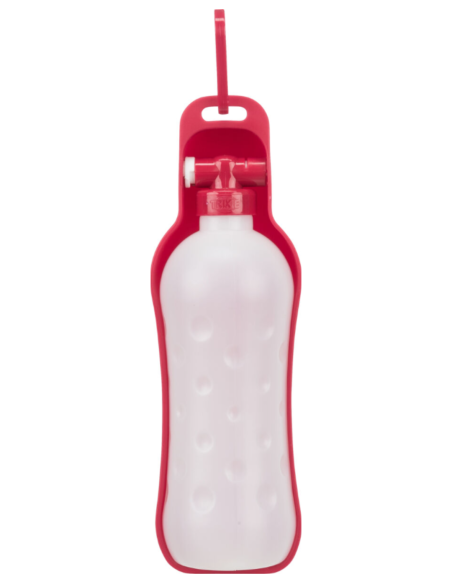 Gourde chien 2 en 1 avec gamelle – Bouteille d’eau portable 0,5L randonnée