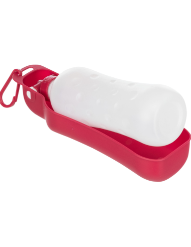 Gourde chien 2 en 1 avec gamelle – Bouteille d’eau portable 0,5L randonnée