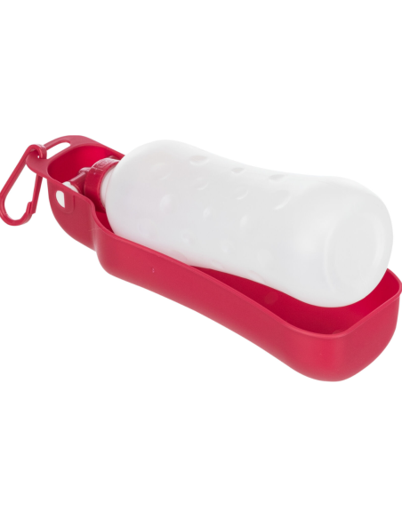 Gourde chien 2 en 1 avec gamelle – Bouteille d’eau portable 0,5L randonnée