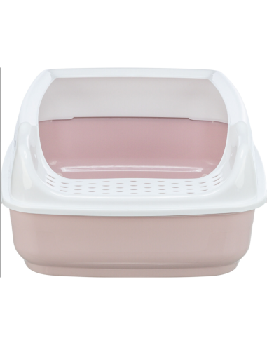 Bac à litière Delio Beige et blanc