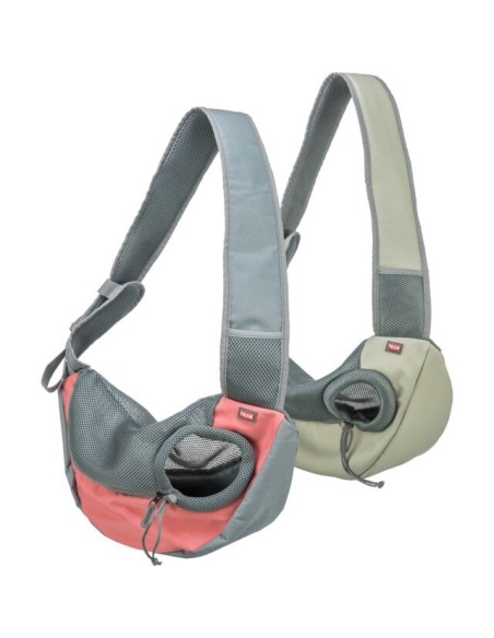 Sac ventral Sling rose et gris