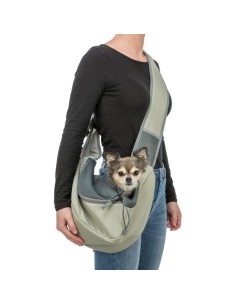 Sac ventral Sling vert et gris 2