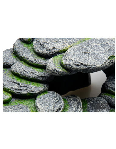 pierre empilées avec mousse