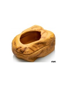Gamelle Giganterra 14x10x6 cm : pratique, naturelle, facile à nettoyer pour reptiles.