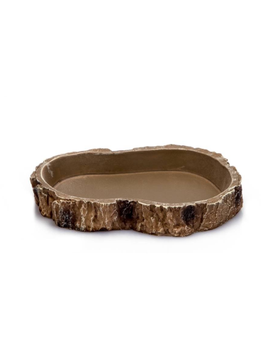 "Découvrez le GIGA FOOD DISH M Brown, une gamelle moyenne pour reptiles et petits animaux.