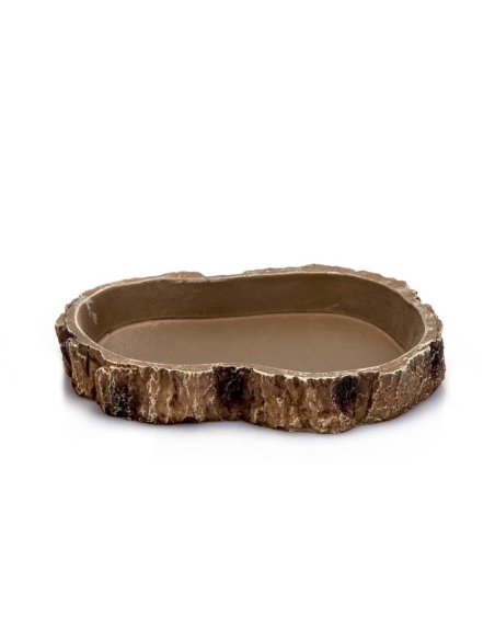 "Découvrez le GIGA FOOD DISH M Brown, une gamelle moyenne pour reptiles et petits animaux.