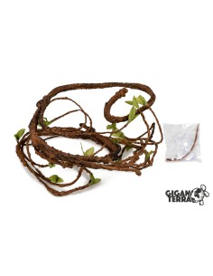 LIANA 0,8 D – 180 CM pour terrarium, décor naturel et solide pour reptiles et amphibiens.