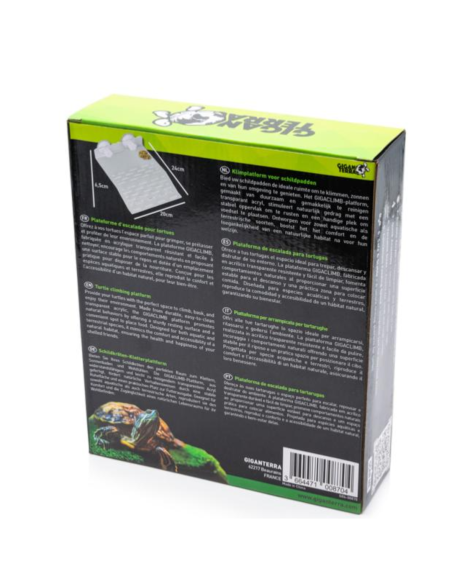 Plateforme à tortues – Gigaclimb - 20 x 24 x 6,5 cm