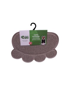 Tapis gamelle / litière patoune Taupe