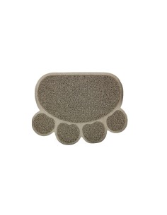 Tapis gamelle / litière patoune Taupe 2
