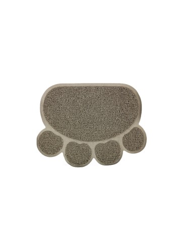 Tapis en forme de patte, couler taupe