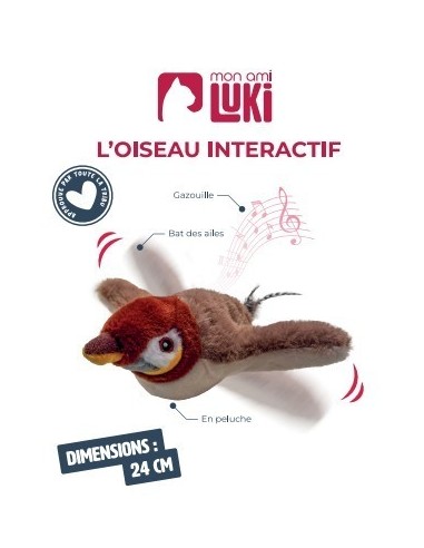OISEAU INTERACTIF - jouet pour chat