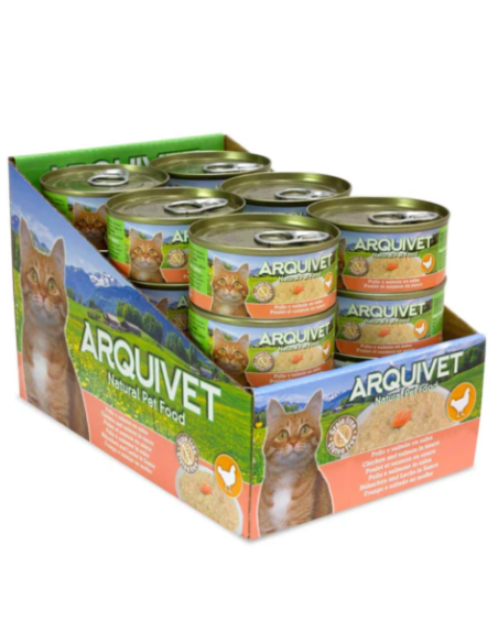 Poulet et saumon en sauce  - Mini filets Arquivet