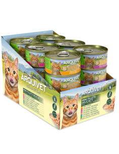 Filets de poulet en conserve (4boites de chacune des 6 recettes) - Assortiment varié Arquivet