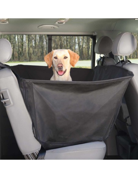 Couverture noire pour siège de voiture, 1,5*1,35m