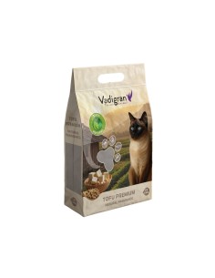 Litière naturelle de TOFU PREMIUM VADIGRAN pour chat  3,96kg / 6,4L 2