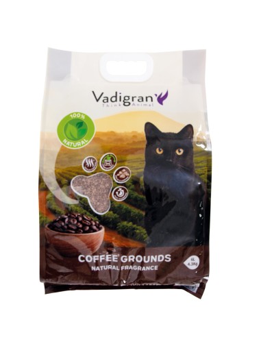 Litière Coffee Grounds 4.3kg / 6L Vadigran