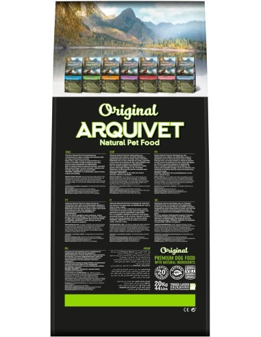 Croquette Arquivet DOG ORIGINAL poulet et riz 20 kg