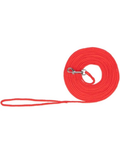 Laisse à pister, ronde rouge S-M