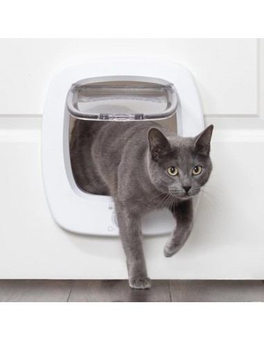 Chatière Porte Petsafe Big Cat 2.0 pour gros chat avec Système de Verrouillage à 4 positions