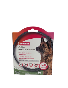 Collier  médicamenteux Beaphar pour chiens - Formulé à base d’imidaclopride