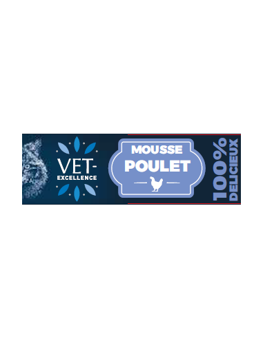 Mousse pour chats poulet - lot de 24 boites dont 4 gratuites
