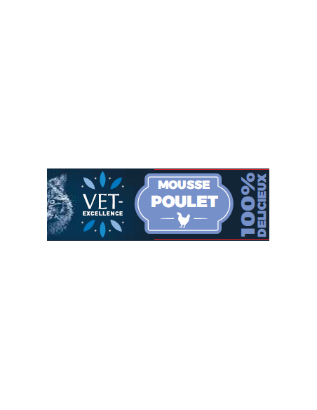 Mousse pour chats poulet - lot de 24 boites dont 4 gratuites