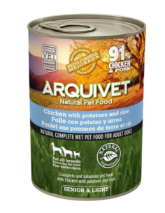 Pâté léger au poulet et au porc avec pommes de terre pour chiens âgés ou en surpoids - Senior Light 400g