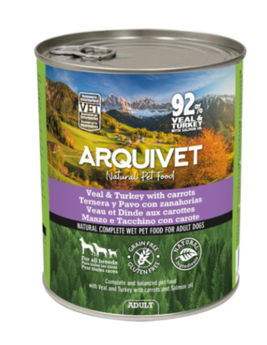 Pâté de dinde et de bœuf aux carottes 800g
