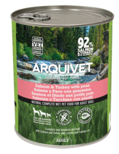 Pâté de saumon et de dinde aux petits pois 800g