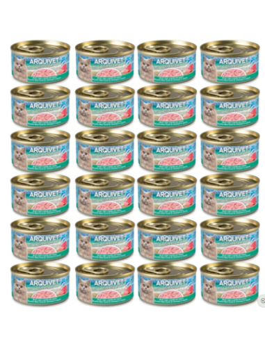 Thon rouge et poulet en sauce - Mini filets 80g