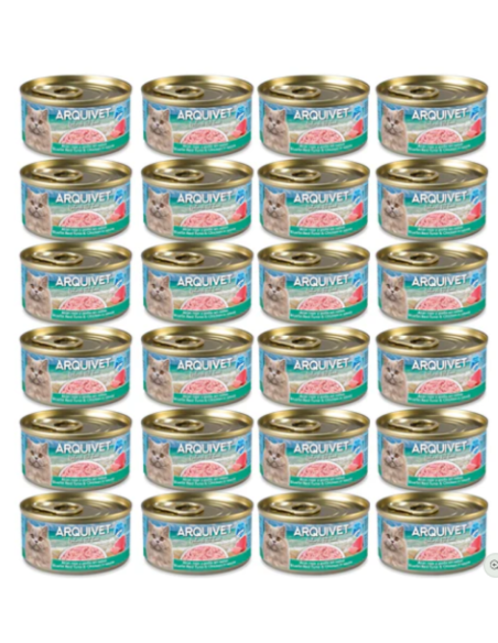 Thon rouge et poulet en sauce - Mini filets 80g