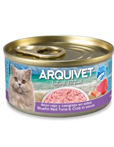 Thon rouge et crabe en sauce - Mini filets 80g